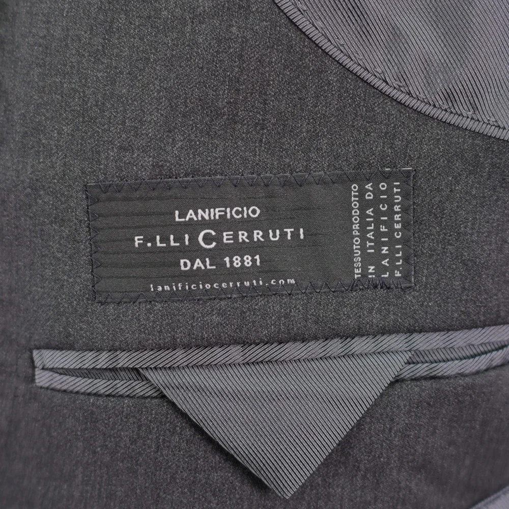 Banana Republic Wool Blazer Gray 38R / Slim 40R Lanificio Filli Cerruti Modern F